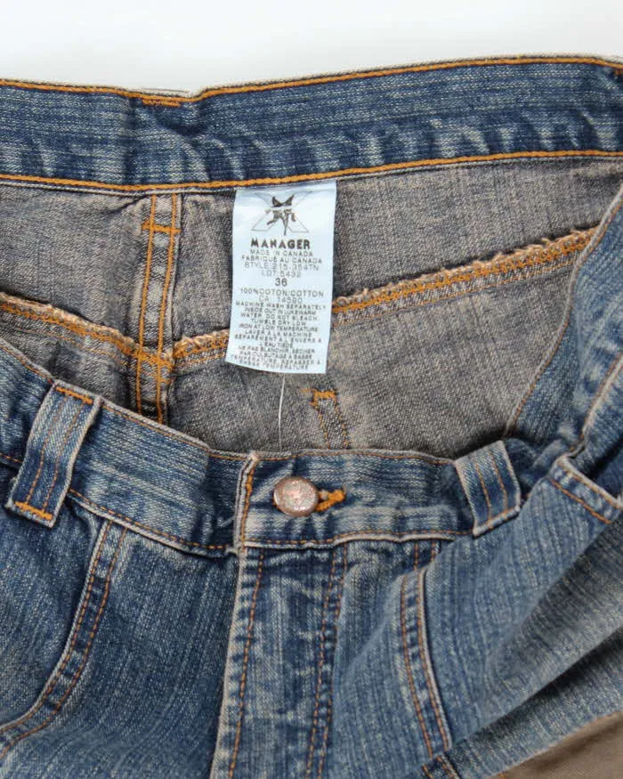 Vintage Y2k 00s Manager Wide Leg Jeans - W36 L28 sold by Rokit product image thumbnail 5