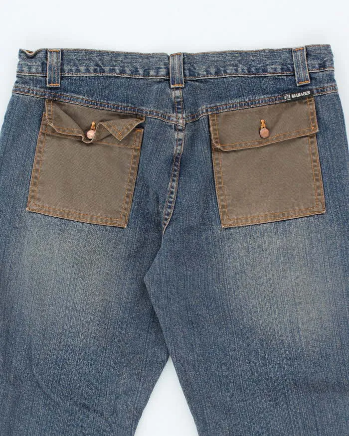 Vintage Y2k 00s Manager Wide Leg Jeans - W36 L28 sold by Rokit product image thumbnail 4