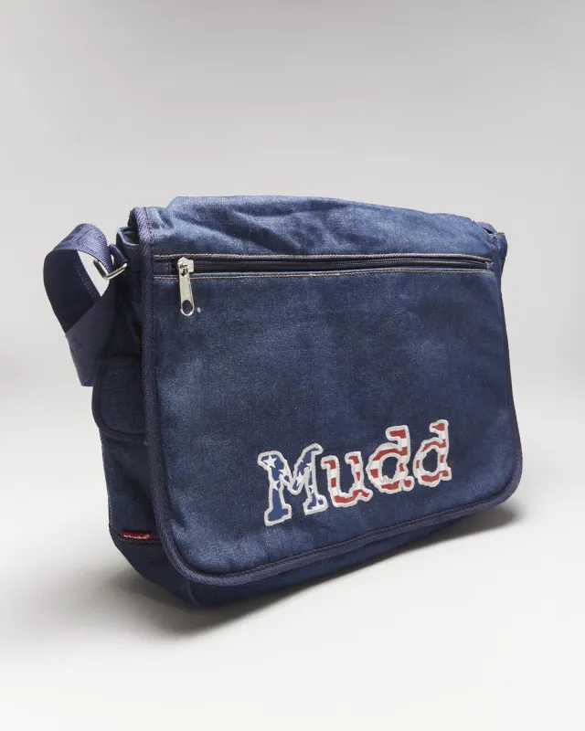 Vintage Mudd Denim Shoulder Satchel Bag sold by Rokit