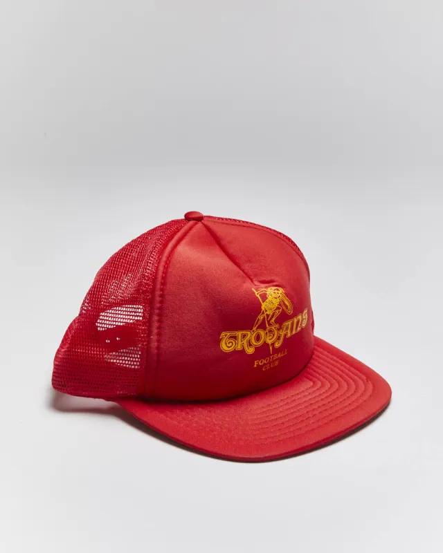 Vintage 90's Trogans Football Club Trucker Cap - OS sold by Rokit