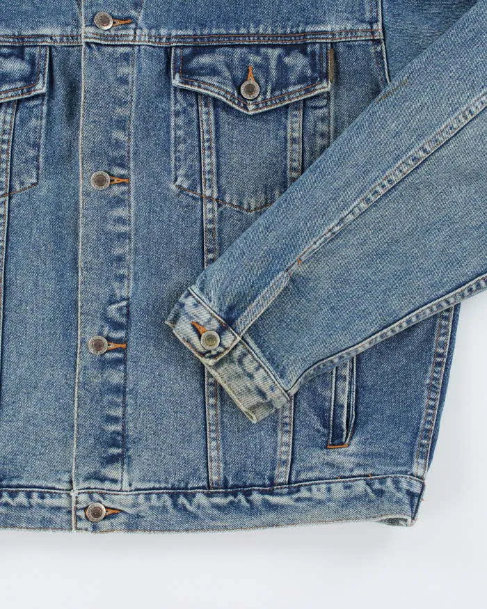 Vintage 2000's Timberland Heavyweight Dark Wash Denim Jacket - L sold by Rokit product image thumbnail 4