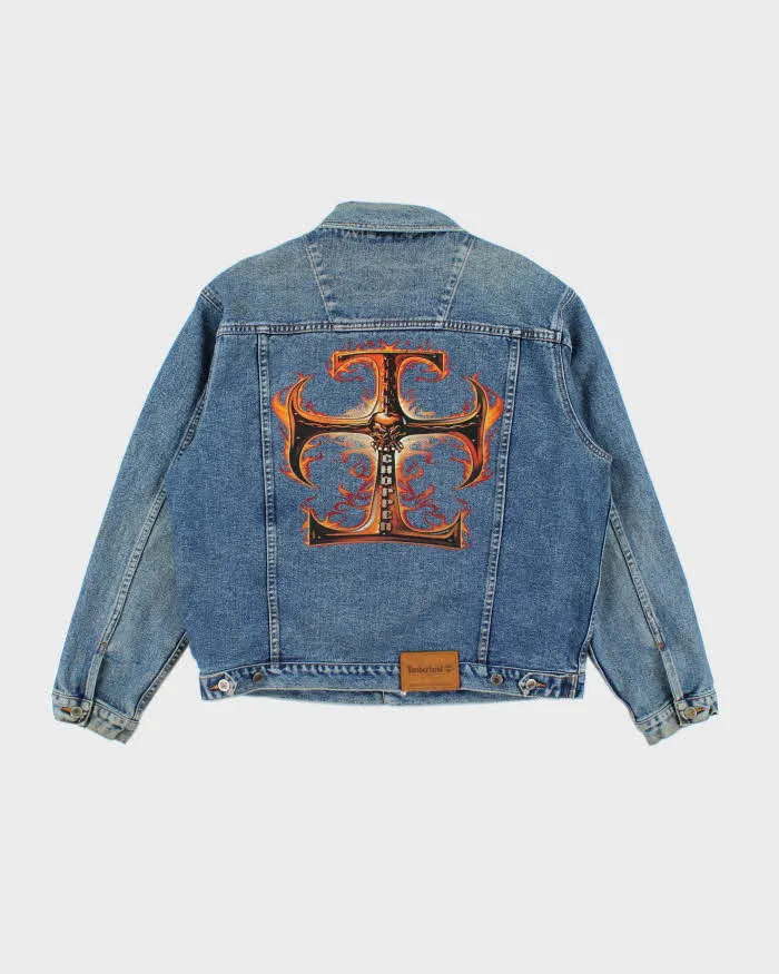 Vintage 2000's Timberland Heavyweight Dark Wash Denim Jacket - L sold by Rokit product image thumbnail 2