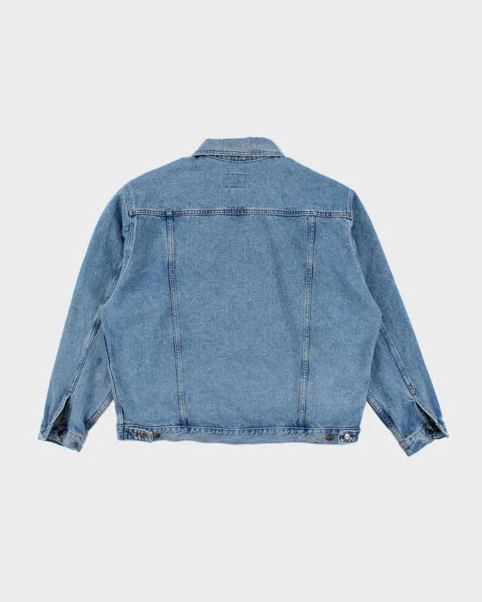 Vintage 90's Harley Davidson Oversized Medium Wash Denim Jacket - XL sold by Rokit product image thumbnail 2