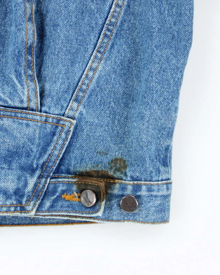 Vintage 90's Planet Hollywood Heavyweight Embroidered Denim Jacket - L sold by Rokit product image thumbnail 5