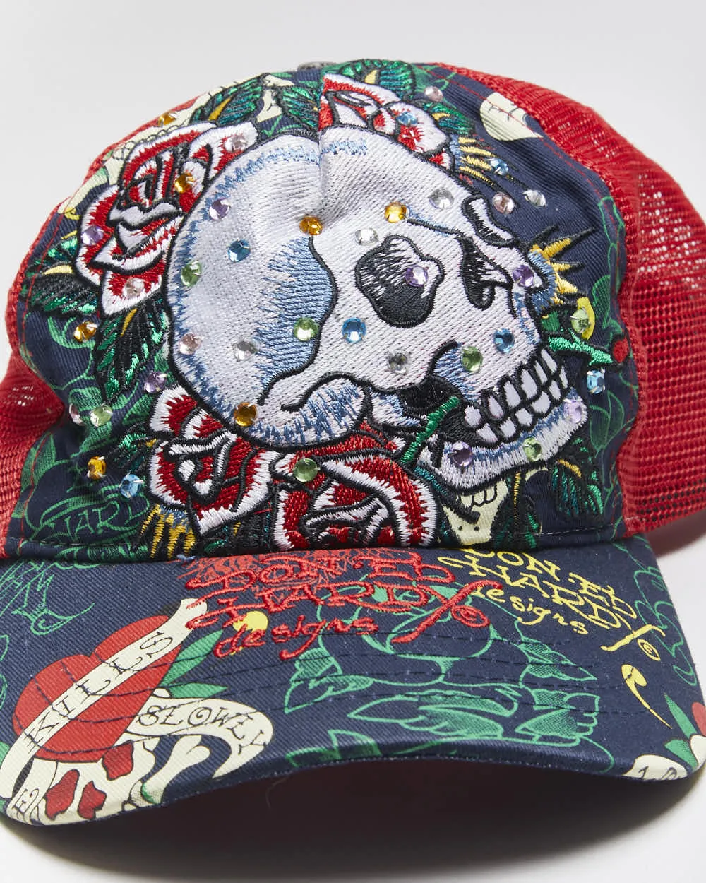 Vintage Y2K Ed Hardy Embroidered Trucker Cap - OS sold by Rokit product image thumbnail 3