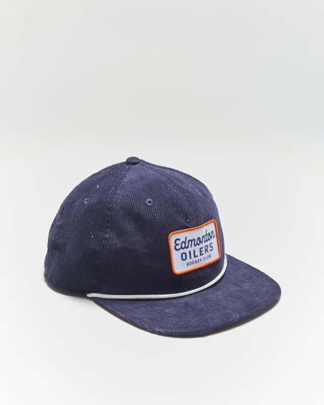 Vintage Edmonton Oilers Corduroy Cap - OS sold by Rokit