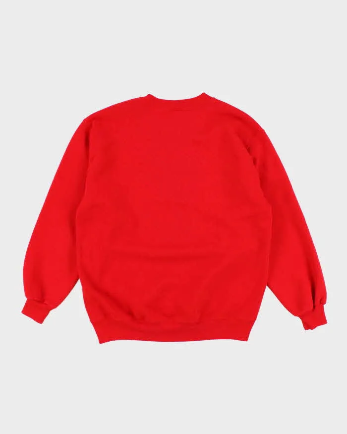 Mens Red Stanford Pullover Sweatshirt - L sold by Rokit product image thumbnail 2