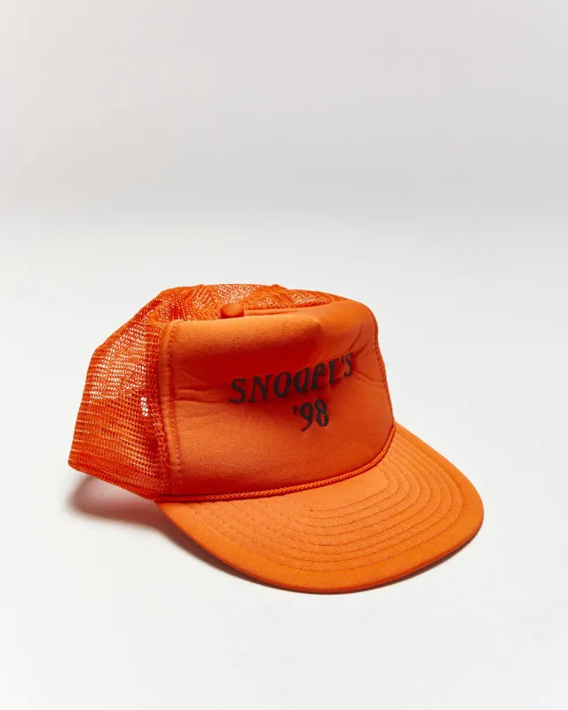 Vintage 90s Snoopy's '98 Trucker Cap - OS sold by Rokit