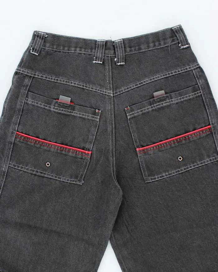 Vintage Y2K Request Wide Leg Grey Wash Jeans - W28 L28 sold by Rokit product image thumbnail 4