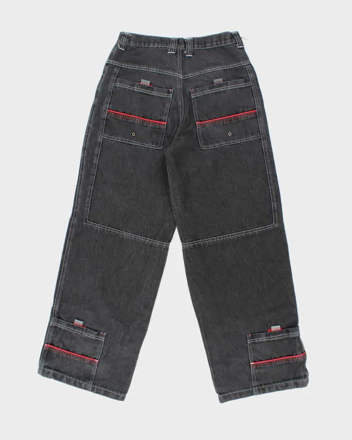 Vintage Y2K Request Wide Leg Grey Wash Jeans - W28 L28 sold by Rokit product image thumbnail 2