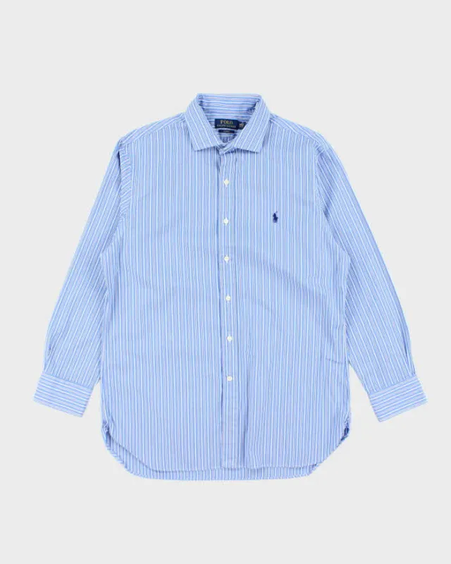 Vintage Ralph Laureen Stripe Long Sleeve Shirt - M sold by Rokit