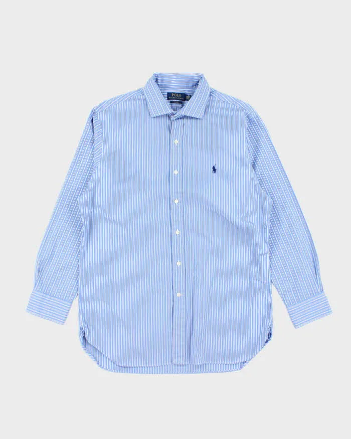 Vintage Ralph Laureen Stripe Long Sleeve Shirt - M sold by Rokit