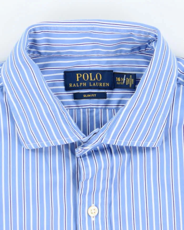 Vintage Ralph Laureen Stripe Long Sleeve Shirt - M sold by Rokit product image thumbnail 5