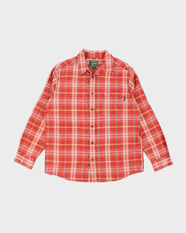 Vintage Woolrich Checked Long Sleeve Shirt - L sold by Rokit