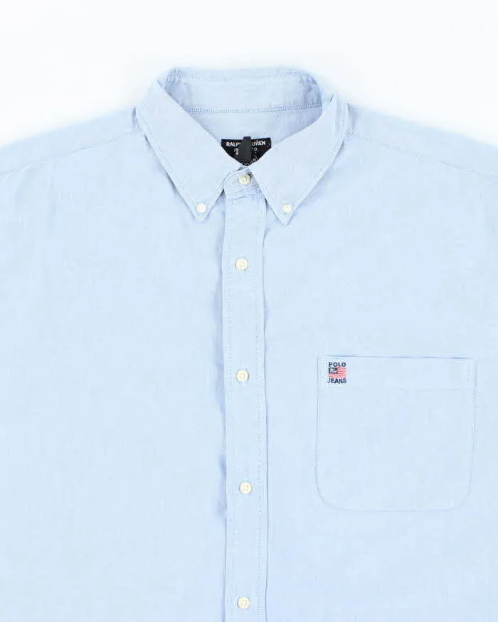 Vintage Polo Jeans Ralph Lauren Long Sleeve Shirt - L sold by Rokit product image thumbnail 3