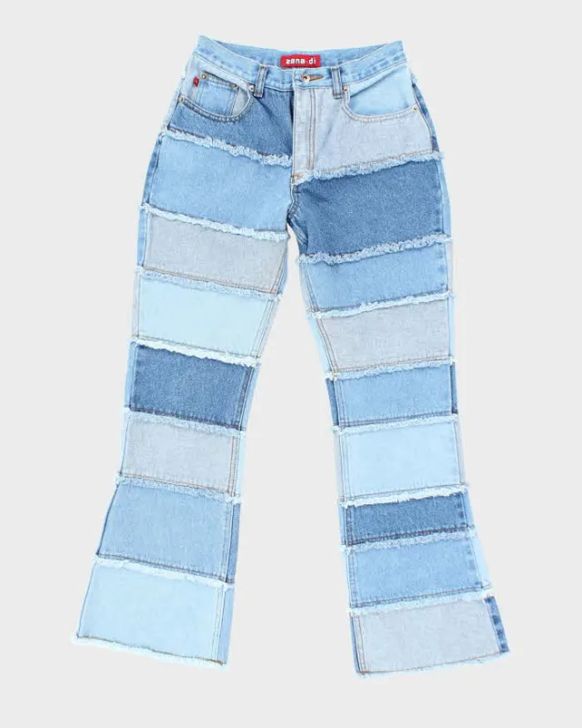 Vintage Y2k 00s Zana Di Patchwork Cropped Jeans - W26 L27 sold by Rokit
