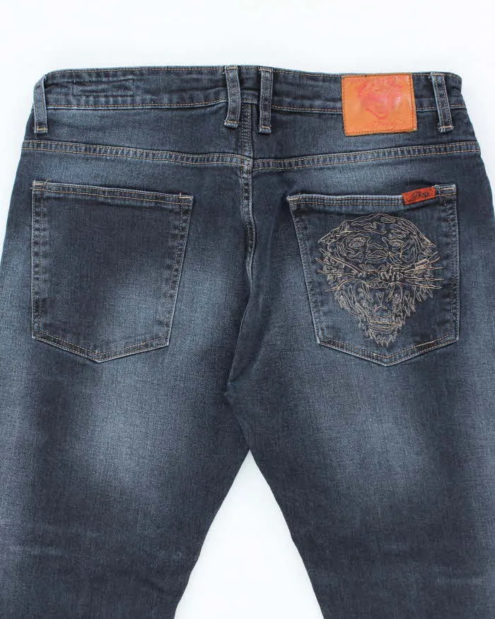Vintage Y2k 00s Ed Hardy Embroidered Jeans - W36 L28 sold by Rokit product image thumbnail 4