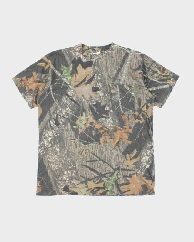 Vintage 00s Mossy Oak Camouflage T-shirt - XL sold by Rokit
