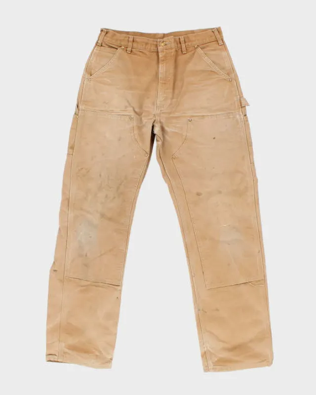 Vintage 2000's Carhartt Double Knee Carpenter Trousers - W32 L32 sold by Rokit