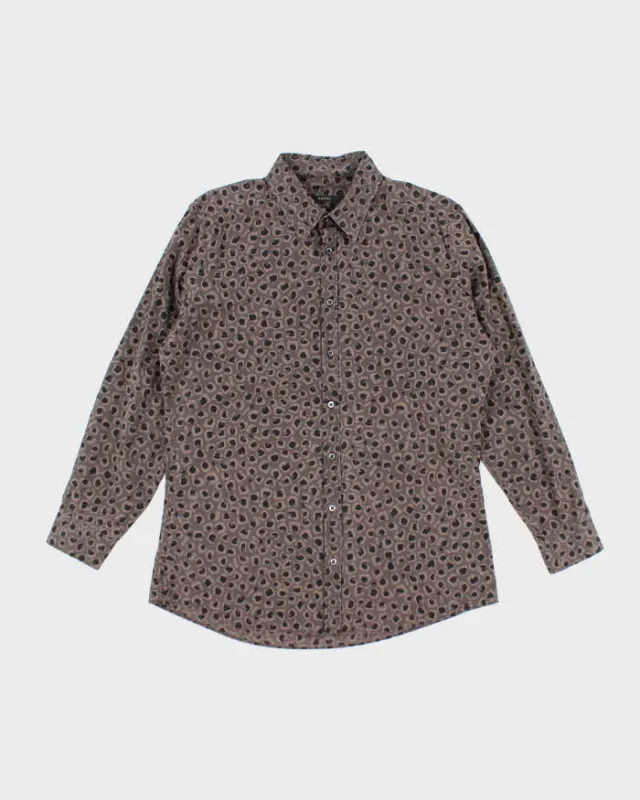 Vintage Gucci Pattern Long Sleeve Shirt - L sold by Rokit