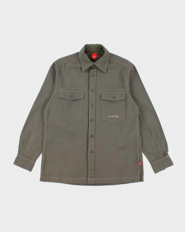 Vintage 00s Esprit Heavyweight Long Sleeve Shirt - M sold by Rokit