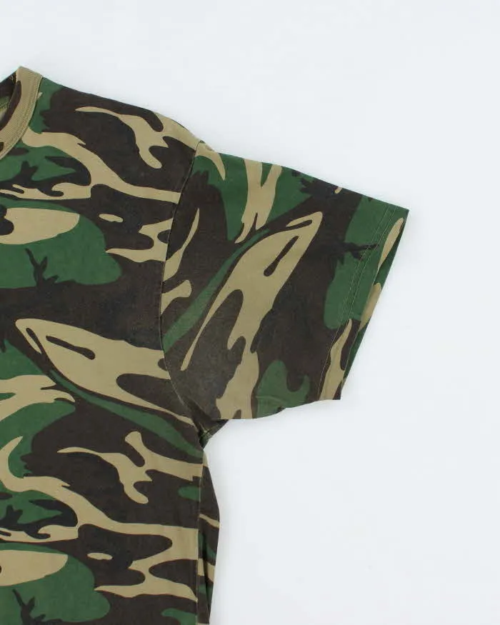 Vintage 00s TMT Camouflage T-shirt - L sold by Rokit product image thumbnail 4