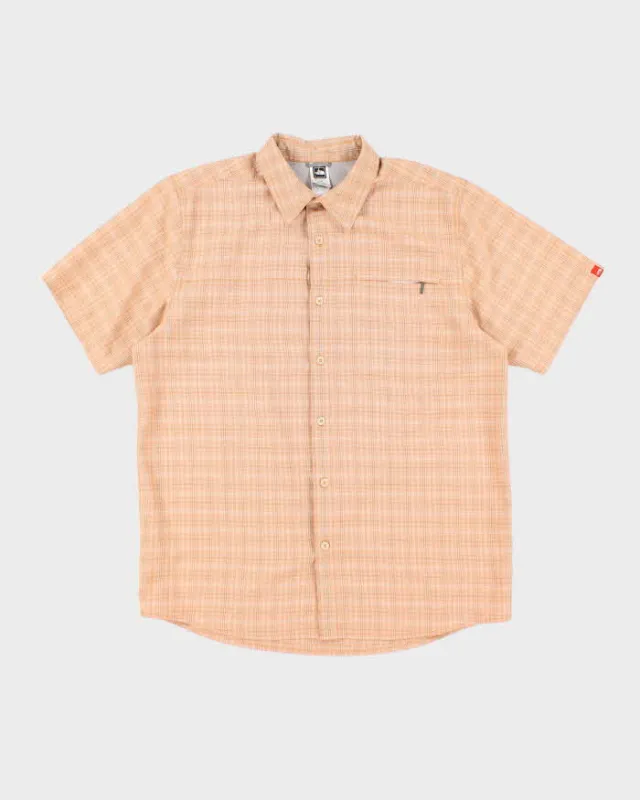 Vintage The North Face Check Short Sleeve Shirt - L sold by Rokit