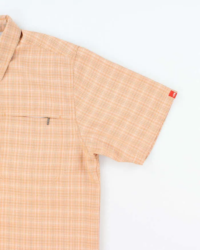Vintage The North Face Check Short Sleeve Shirt - L sold by Rokit product image thumbnail 4