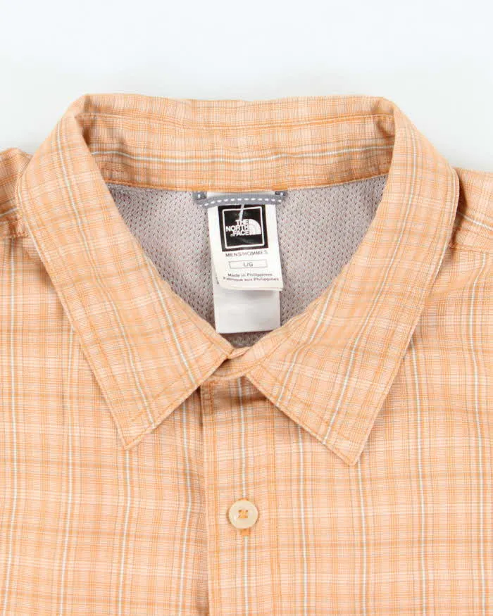 Vintage The North Face Check Short Sleeve Shirt - L sold by Rokit product image thumbnail 5