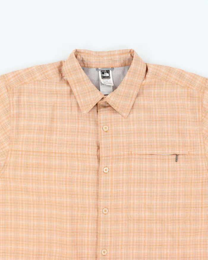 Vintage The North Face Check Short Sleeve Shirt - L sold by Rokit product image thumbnail 3