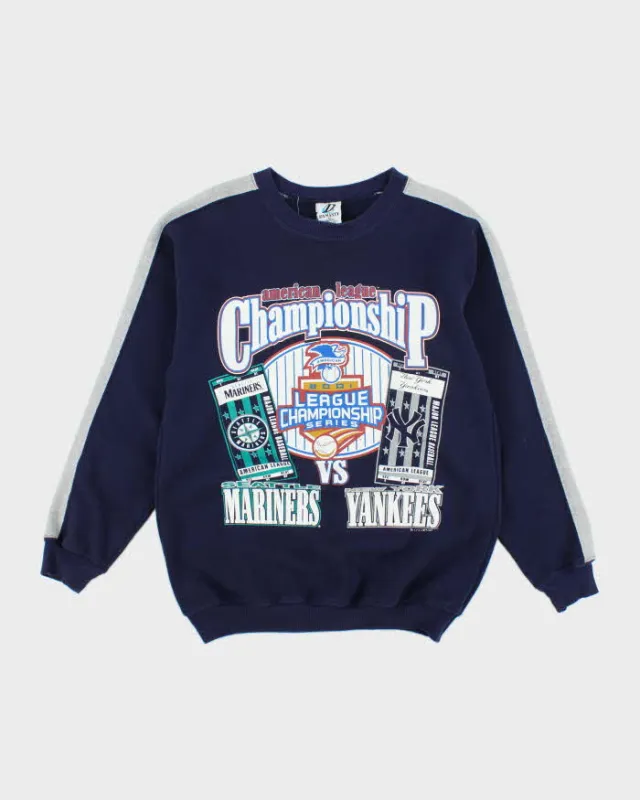 Vintage American League Baseball Championship Graphic Sweatshirt - M sold by Rokit