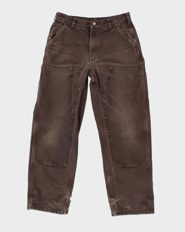 Vintage Carhartt Heavyweight Double Knee Carpenter Trousers - W30 L29 sold by Rokit