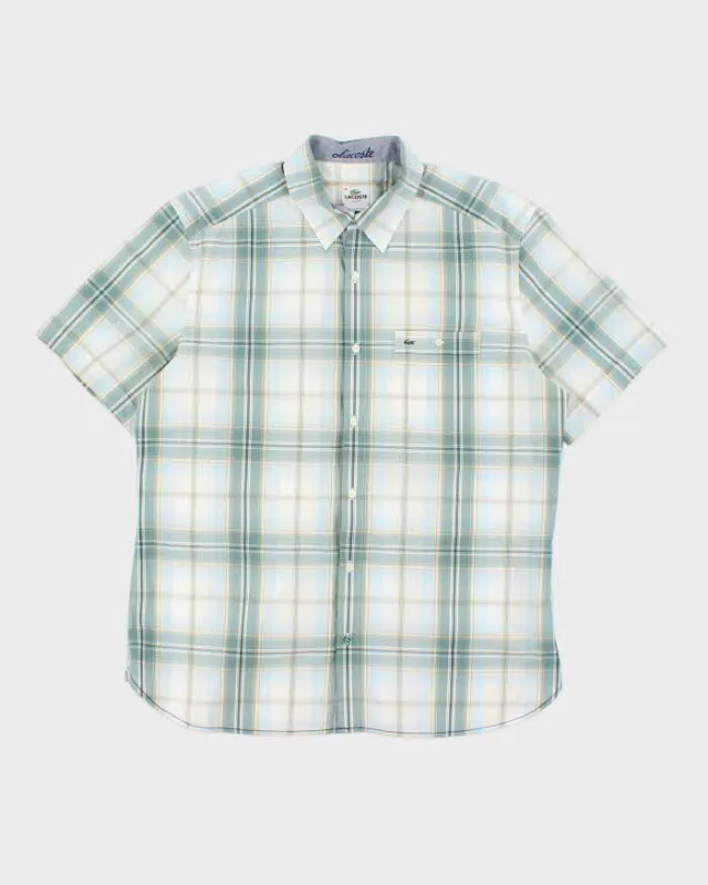 Vintage Lacoste Checked Short Sleeve Shirt - XL sold by Rokit