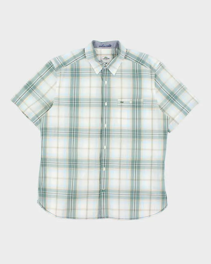 Vintage Lacoste Checked Short Sleeve Shirt - XL sold by Rokit