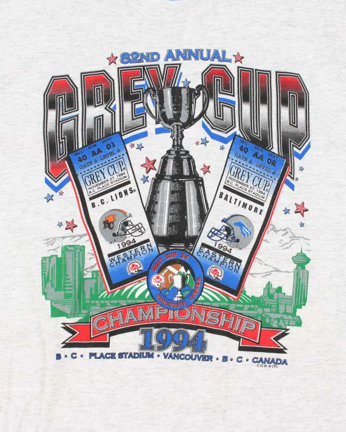 Vintage 90s CFL CRey Cup Single Stitch T-shirt - L sold by Rokit product image thumbnail 3