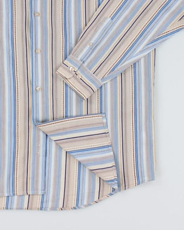 Y2k 00s Bill Blass Stripe Shirt - L sold by Rokit product image thumbnail 4