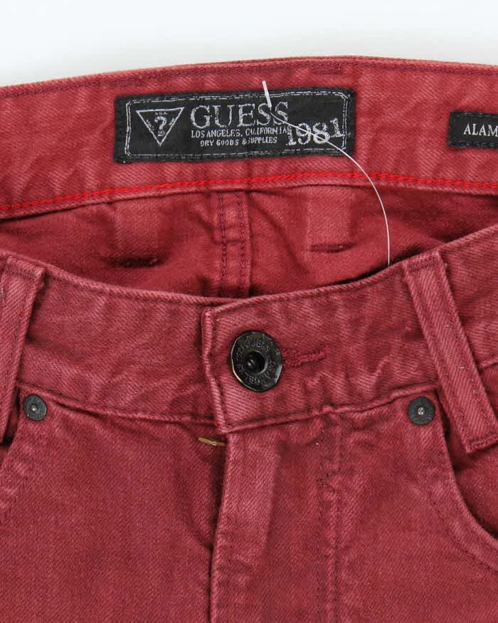 Vintage Y2K Guess Black Side Striped Straight Leg Jeans - W28 L32 sold by Rokit product image thumbnail 5