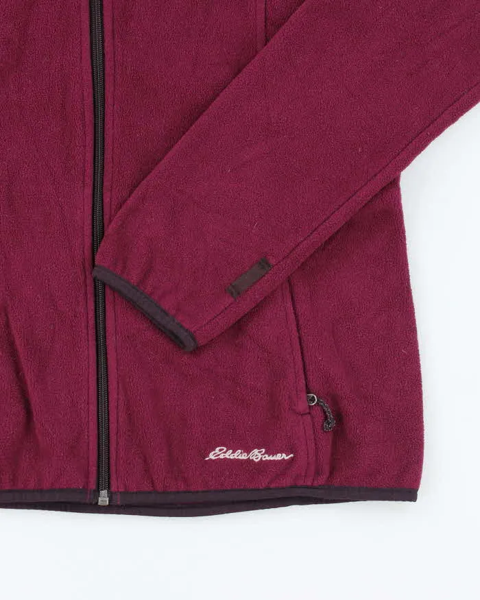 Vintage Eddie Bauer Purple Full-Zip Fleece - M sold by Rokit product image thumbnail 4