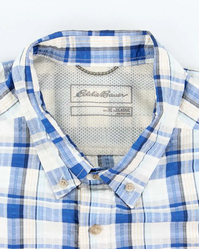 Vintage Eddie Bauer Check Short Sleeve Shirt - XL sold by Rokit product image thumbnail 5
