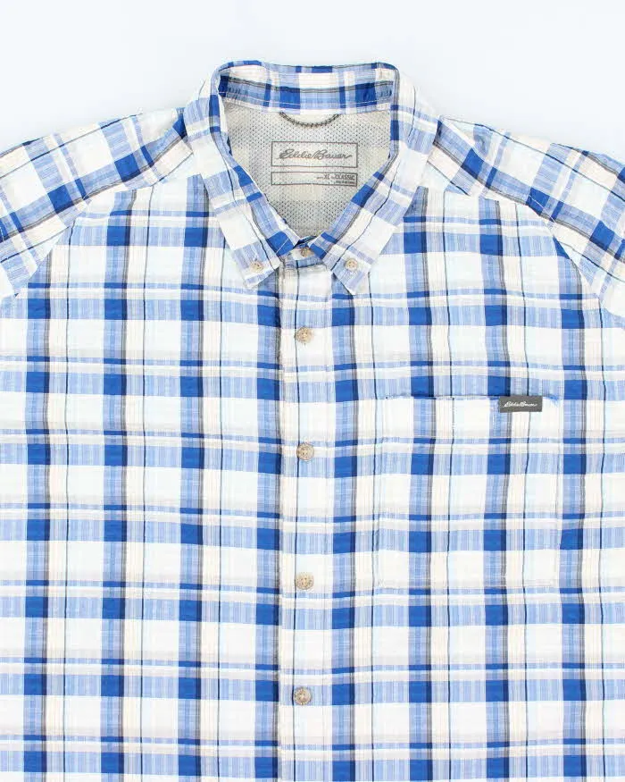 Vintage Eddie Bauer Check Short Sleeve Shirt - XL sold by Rokit product image thumbnail 3