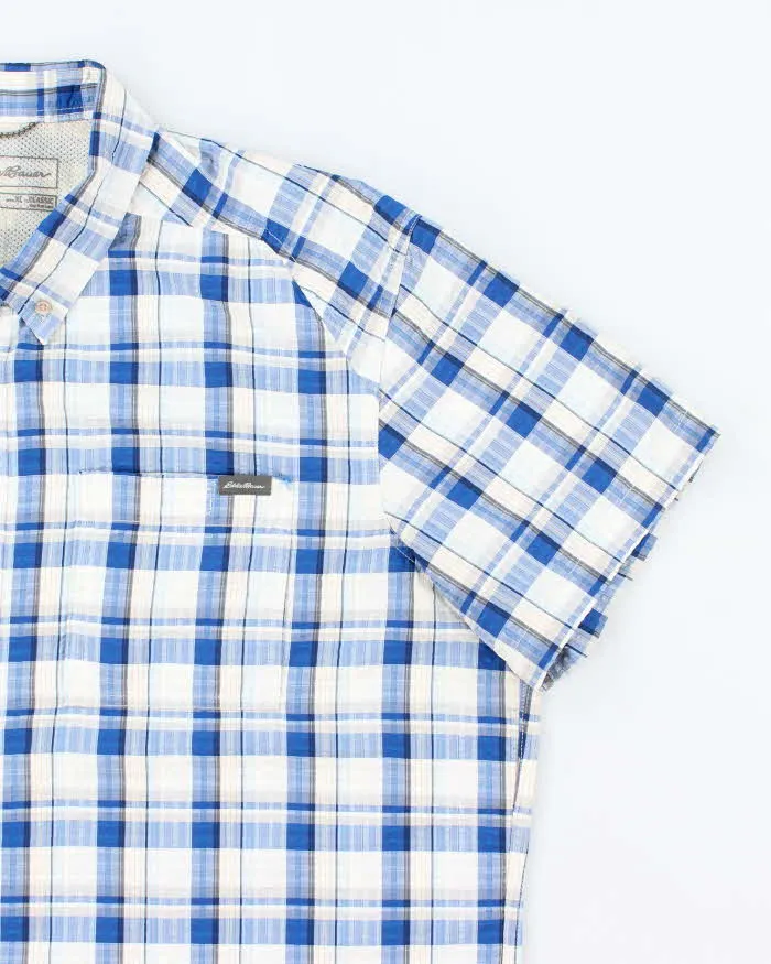 Vintage Eddie Bauer Check Short Sleeve Shirt - XL sold by Rokit product image thumbnail 4