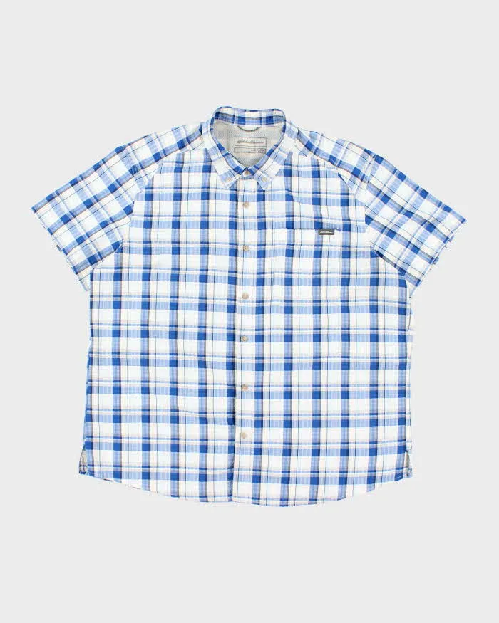 Vintage Eddie Bauer Check Short Sleeve Shirt - XL sold by Rokit
