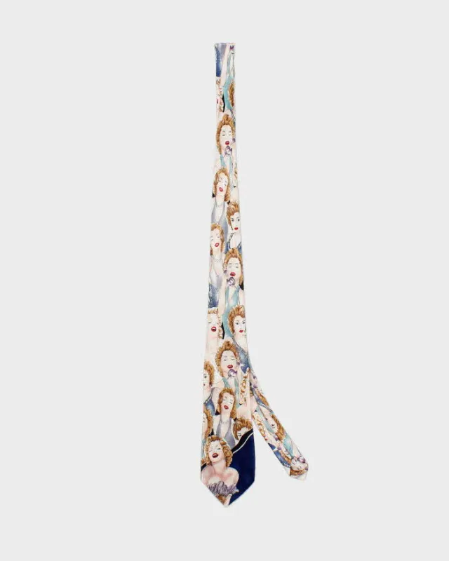 Vintage 90's Marilyn Monroe All Over Print Tie sold by Rokit