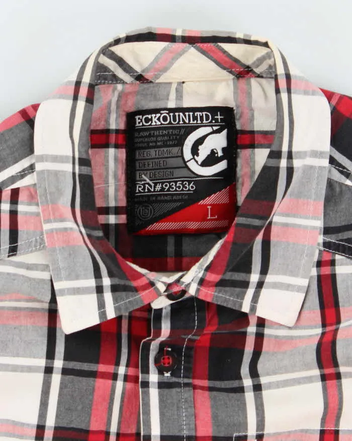 Vintage 00s Ecko Unltd Check Short Sleeve Shirt - L sold by Rokit product image thumbnail 5