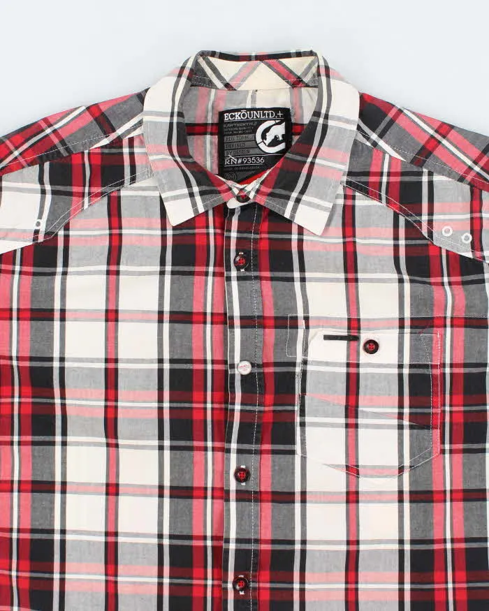 Vintage 00s Ecko Unltd Check Short Sleeve Shirt - L sold by Rokit product image thumbnail 3