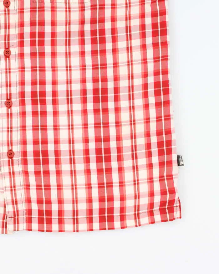 Vintage The North Face Check Short Sleeve Shirt - L sold by Rokit product image thumbnail 4