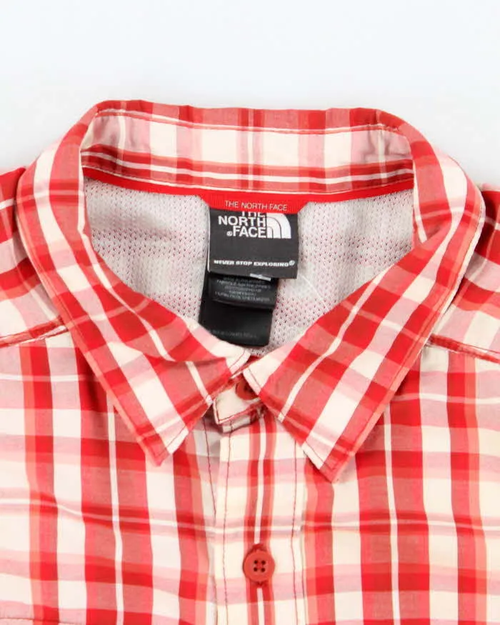 Vintage The North Face Check Short Sleeve Shirt - L sold by Rokit product image thumbnail 5