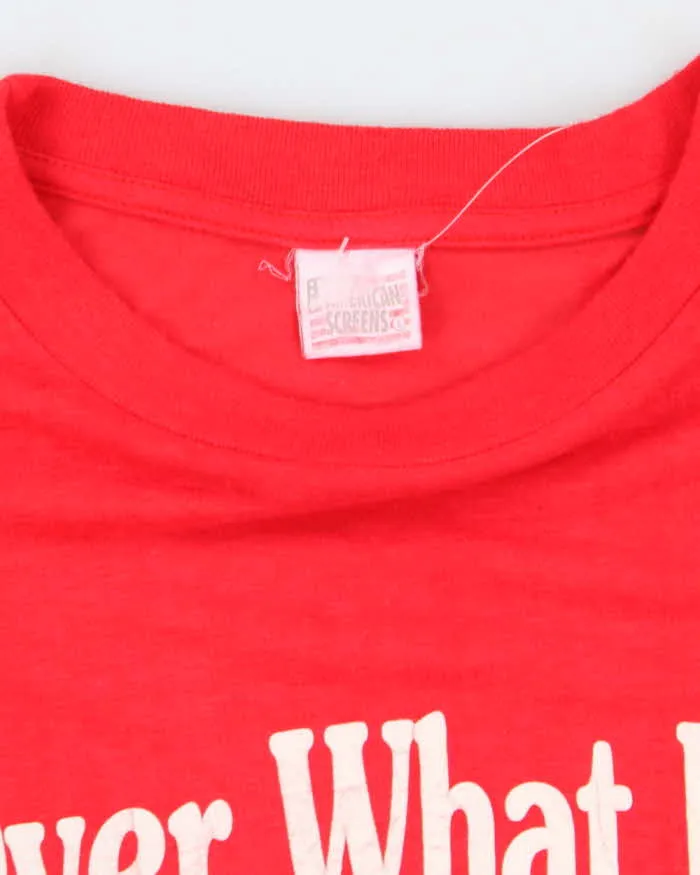 Vintage 90s Over What Hill? Single Stitch T-shirt - L sold by Rokit product image thumbnail 5