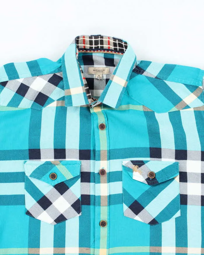 Vintage Burberry Checked Long Sleeve Shirt - XL sold by Rokit product image thumbnail 3