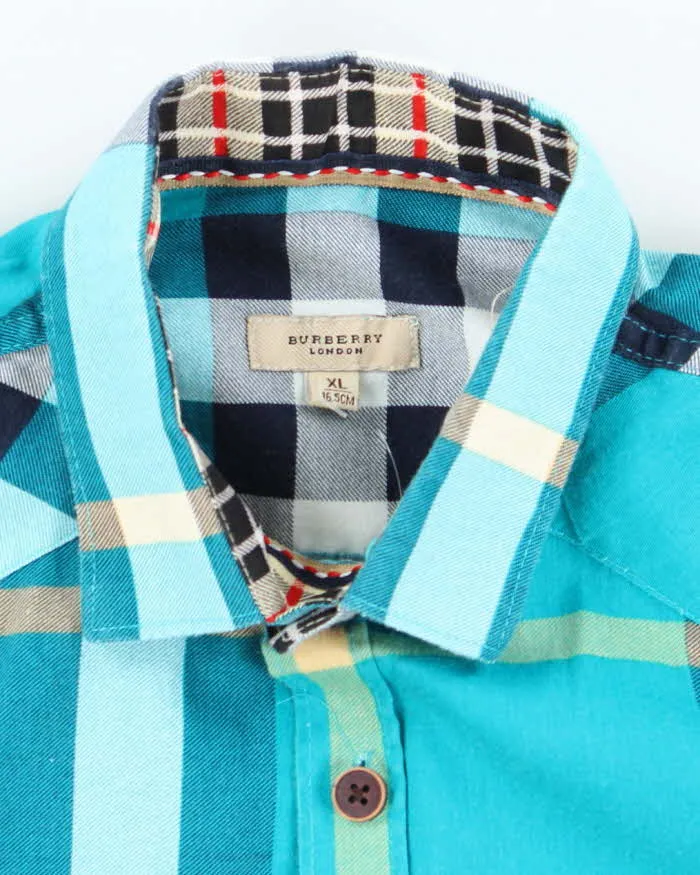 Vintage Burberry Checked Long Sleeve Shirt - XL sold by Rokit product image thumbnail 5